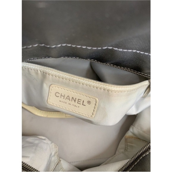 CHANEL Quilted Coated canvas Paris Biarritz Shopping Tote Bag - Picture 5 of 8